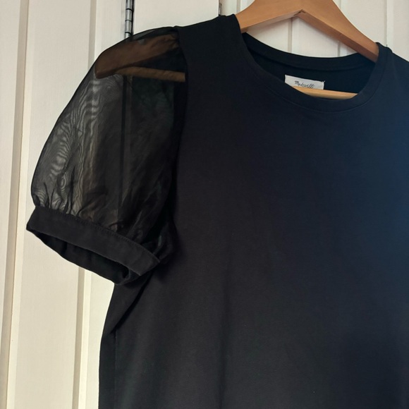 Madewell Elevated Basic Black Tee - Picture 8 of 9